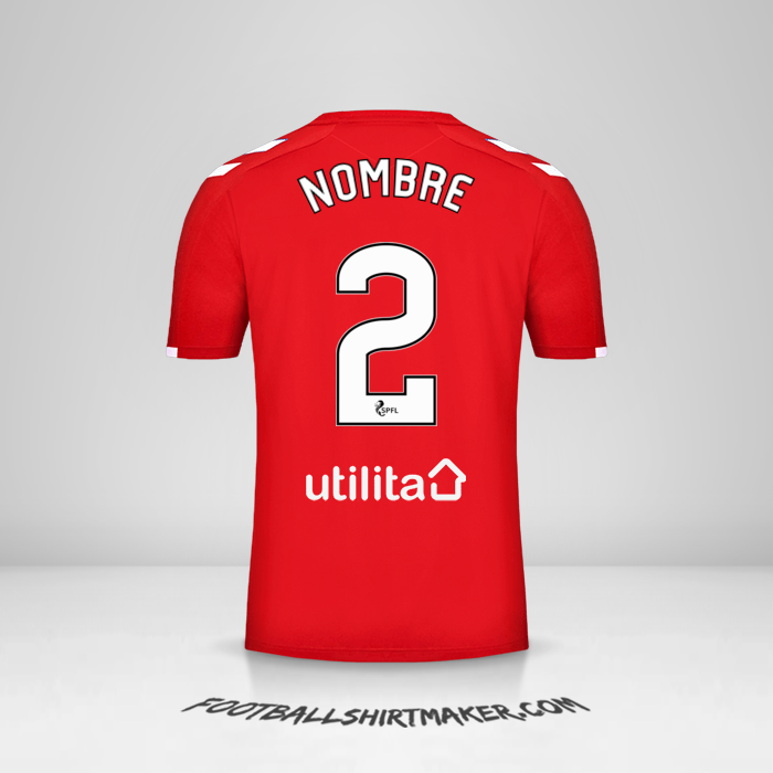 Jersey Rangers FC 2019/20 Tercera -  nombre - 2