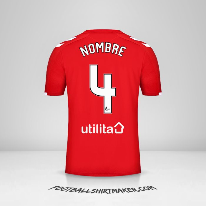 Camiseta Rangers FC 2019/20 Tercera -  nombre - 4