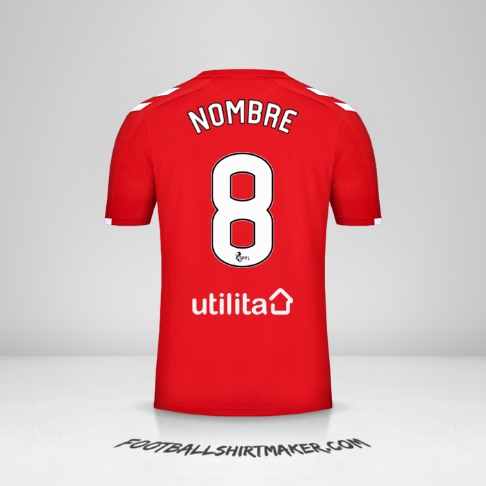 Jersey Rangers FC 2019/20 Tercera -  nombre - 8