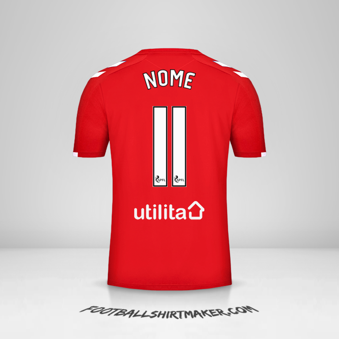 Maglia Rangers FC 2019/20 Terza -  nome - 11