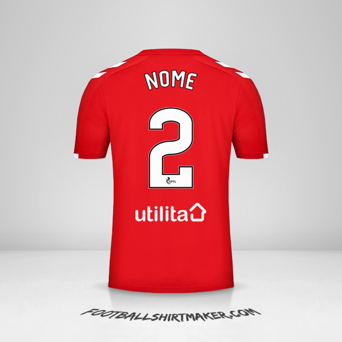 Maglia Rangers FC 2019/20 Terza -  nome - 2