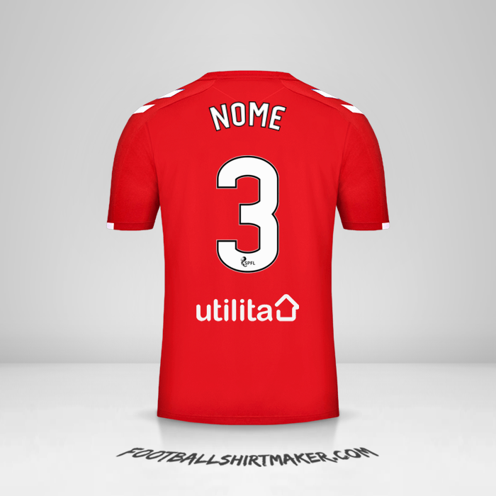 Maglia Rangers FC 2019/20 Terza -  nome - 3