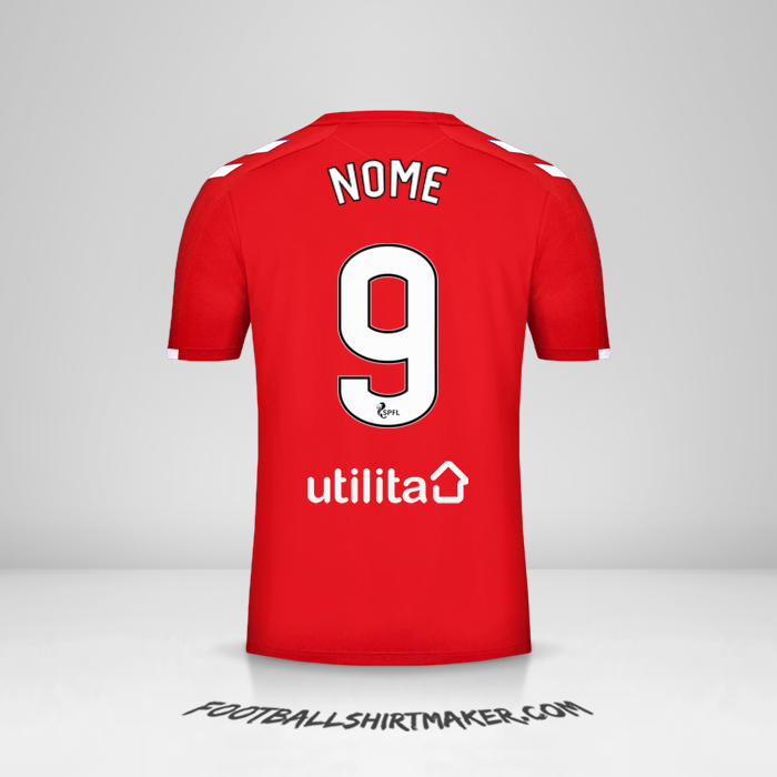 Camisa Rangers FC 2019/20 Terceira -  nome - 9