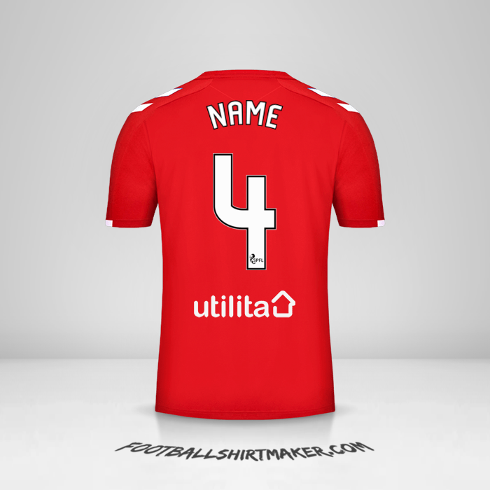 Shirt Rangers FC 2019/20 Third -  name - 4