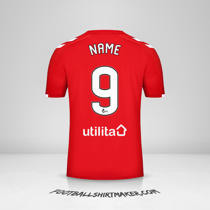 Trikot Rangers FC 2019/20 Dritte -  name - 9