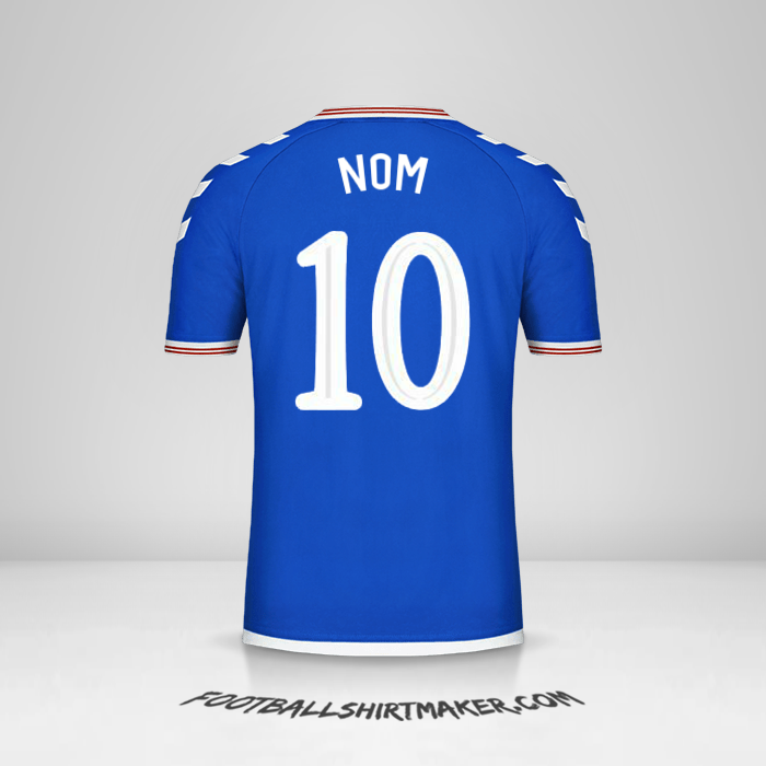 Maillot Rangers FC Cup 2019/20 -  nom - 10