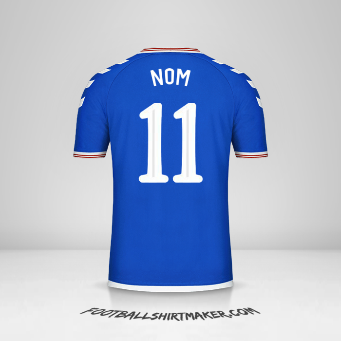 Maillot Rangers FC Cup 2019/20 -  nom - 11
