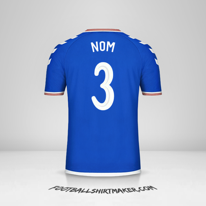 Maillot Rangers FC Cup 2019/20 -  nom - 3