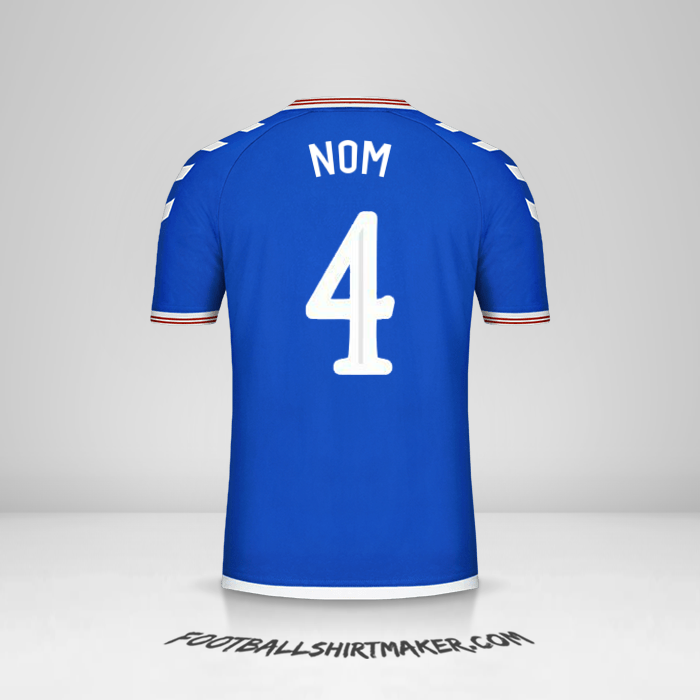 Maillot Rangers FC Cup 2019/20 -  nom - 4