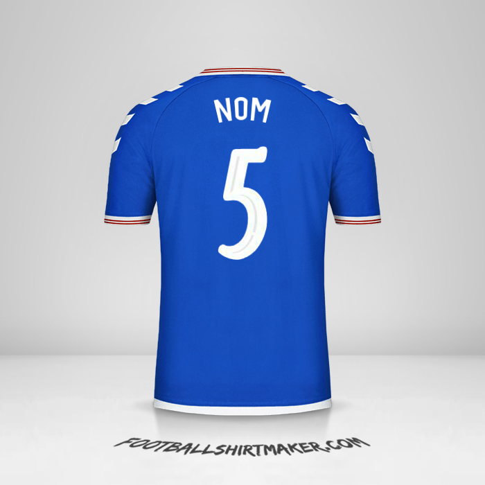 Maillot Rangers FC Cup 2019/20 -  nom - 5