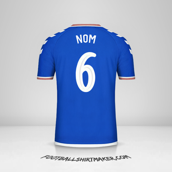 Maillot Rangers FC Cup 2019/20 -  nom - 6