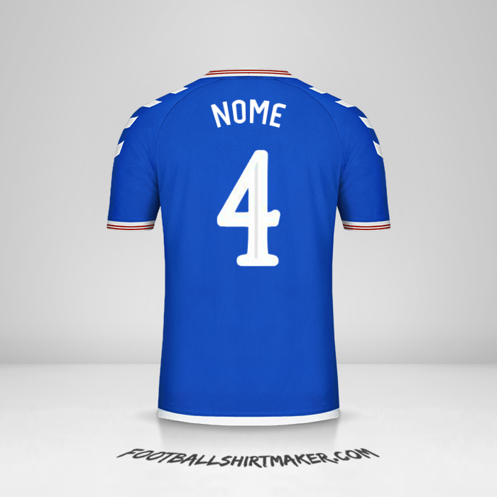 Maglia Rangers FC Cup 2019/20 -  nome - 4
