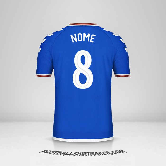 Camisa Rangers FC Cup 2019/20 -  nome - 8