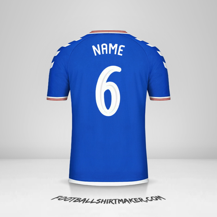 Trikot Rangers FC Cup 2019/20 -  name - 6