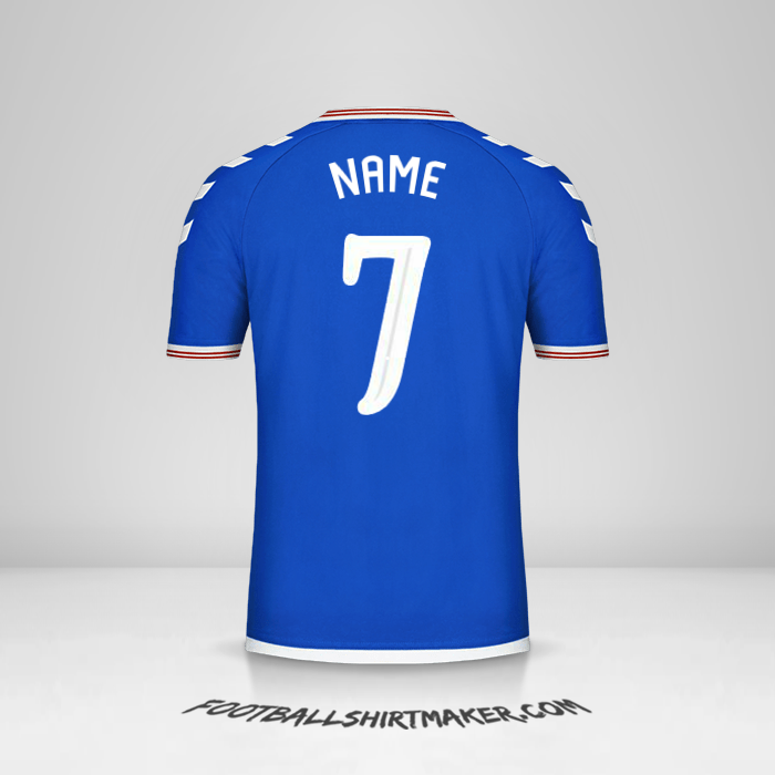 Trikot Rangers FC Cup 2019/20 -  name - 7