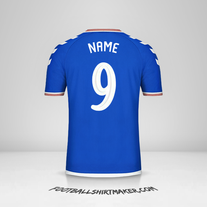 Shirt Rangers FC Cup 2019/20 -  name - 9