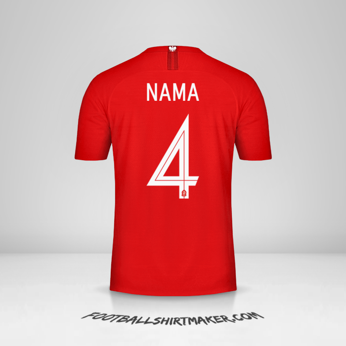 Jersey Polandia 2018 Alternatif -  nama - 4