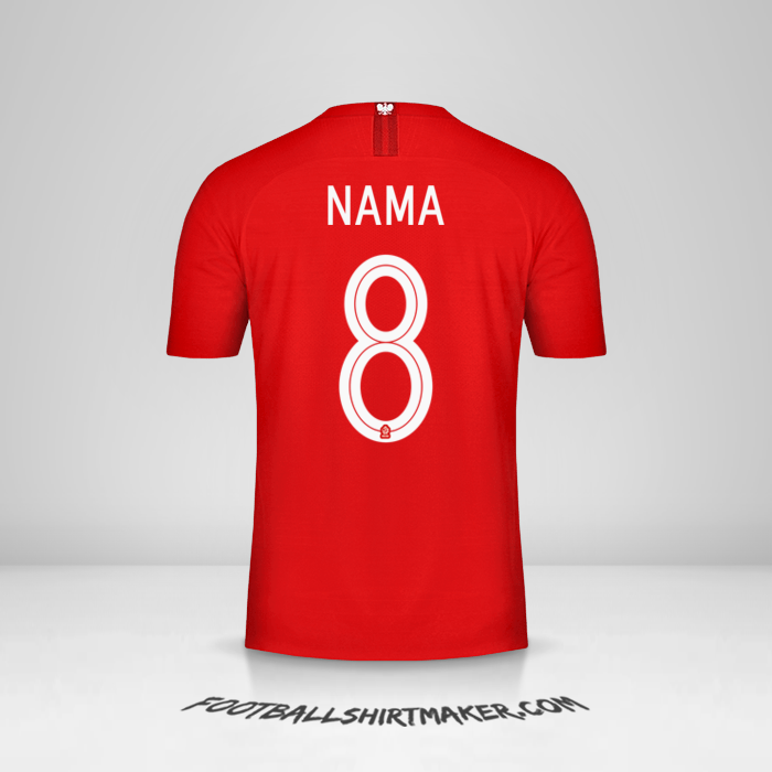 Jersey Polandia 2018 Alternatif -  nama - 8