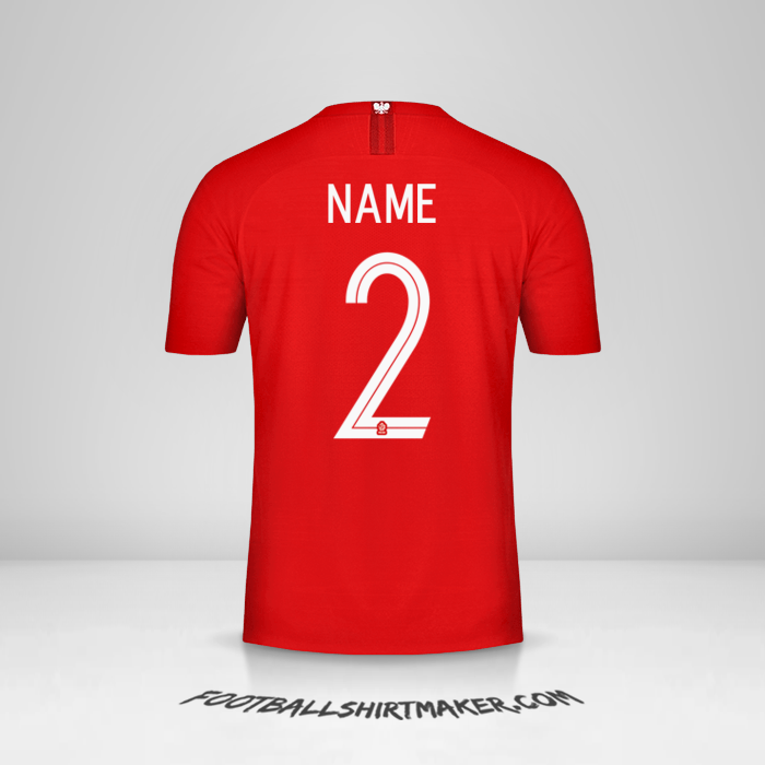 Trikot Polen 2018 Auswärts -  name - 2