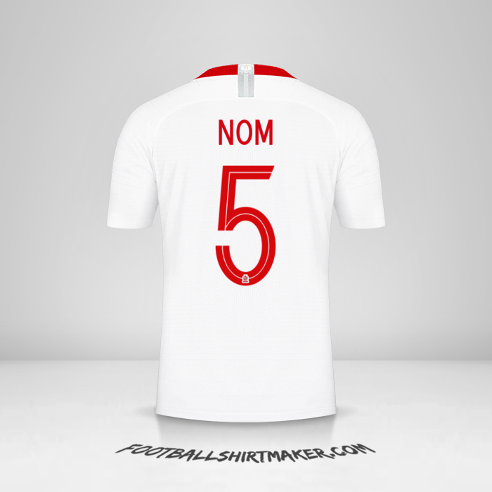 Maillot Pologne 2018 -  nom - 5