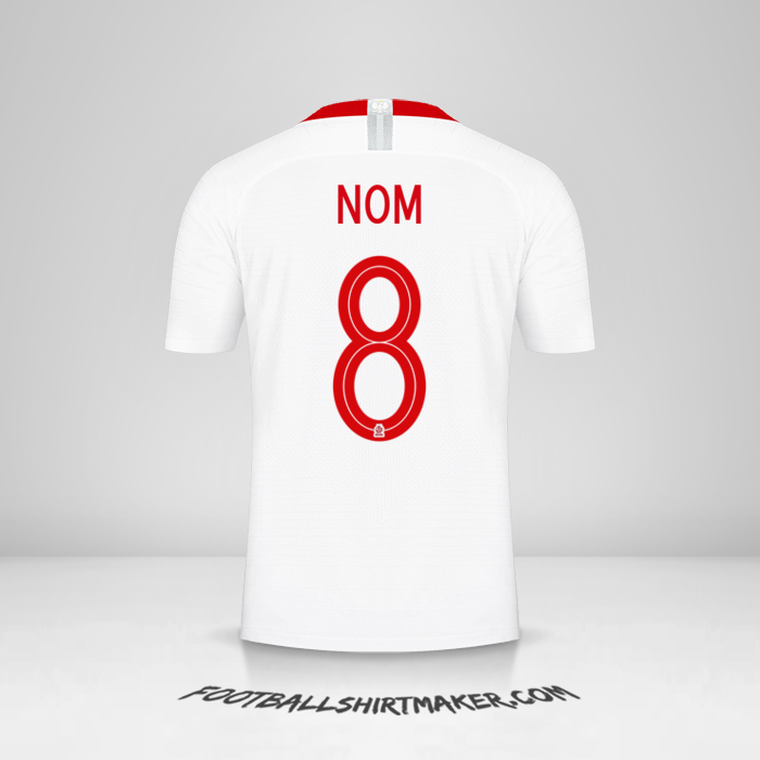 Maillot Pologne 2018 -  nom - 8