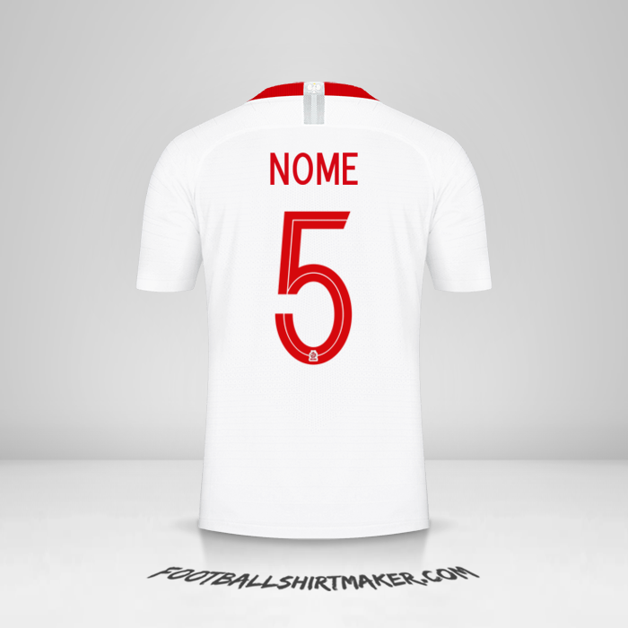 Camisola Polônia 2018 -  nome - 5