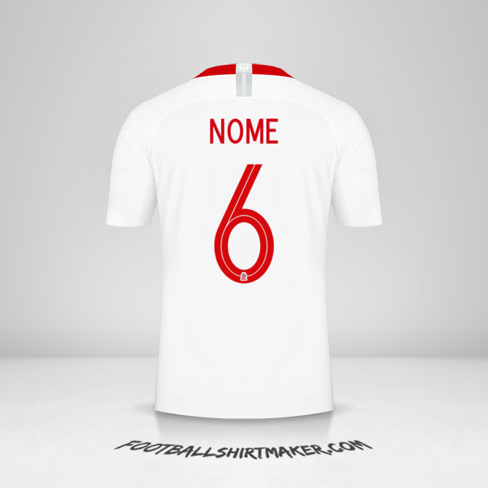 Camisola Polônia 2018 -  nome - 6