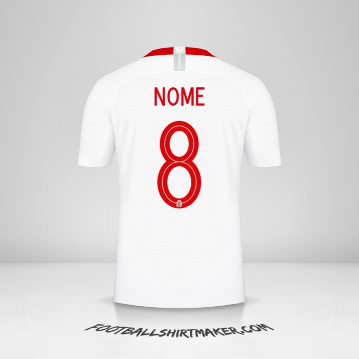 Camisola Polônia 2018 -  nome - 8