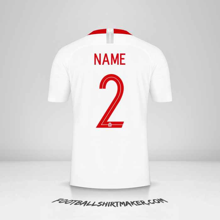 Shirt Poland 2018 -  name - 2