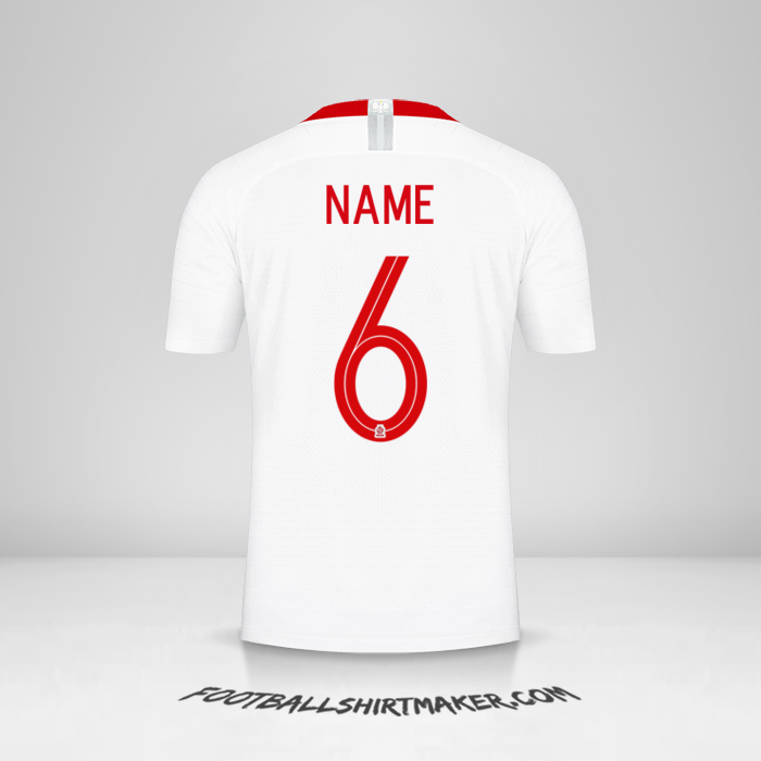 Shirt Poland 2018 -  name - 6