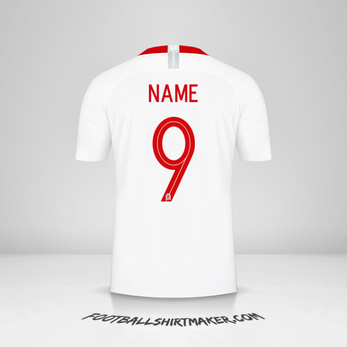 Shirt Poland 2018 -  name - 9