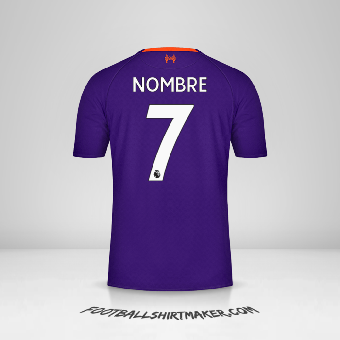 Jersey Liverpool FC 2018/19 Visita -  nombre - 7