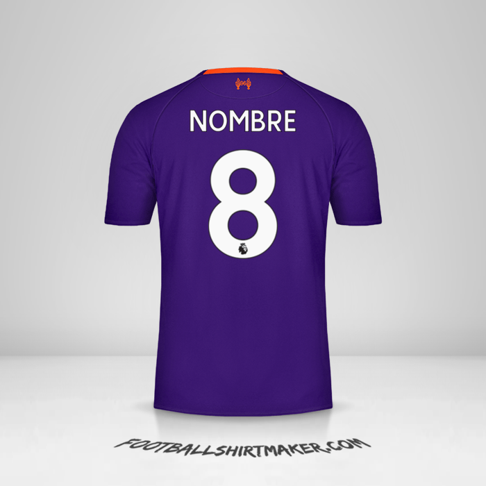 Jersey Liverpool FC 2018/19 Visita -  nombre - 8