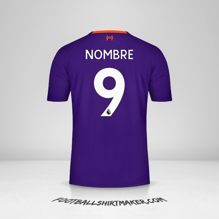 Jersey Liverpool FC 2018/19 Visita -  nombre - 9