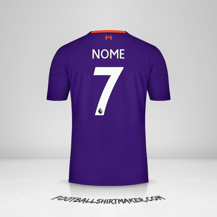 Maglia Liverpool FC 2018/19 Seconda -  nome - 7