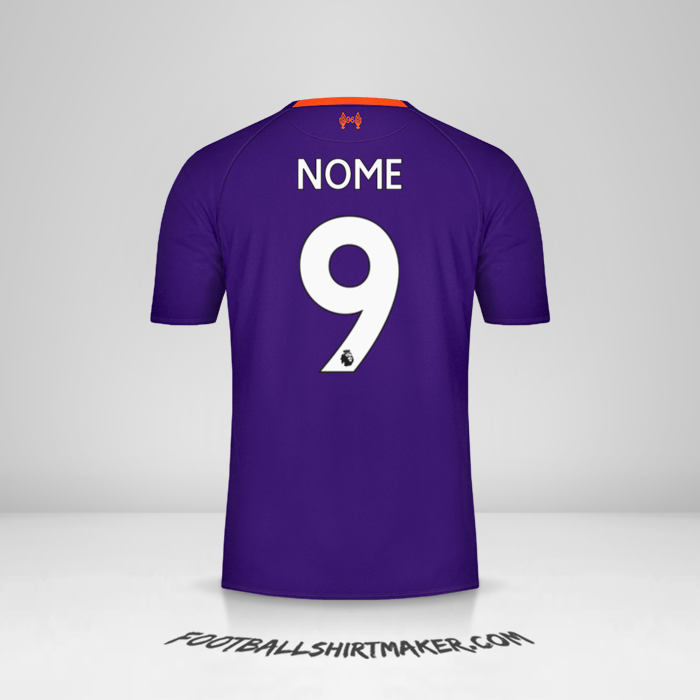 Maglia Liverpool FC 2018/19 Seconda -  nome - 9