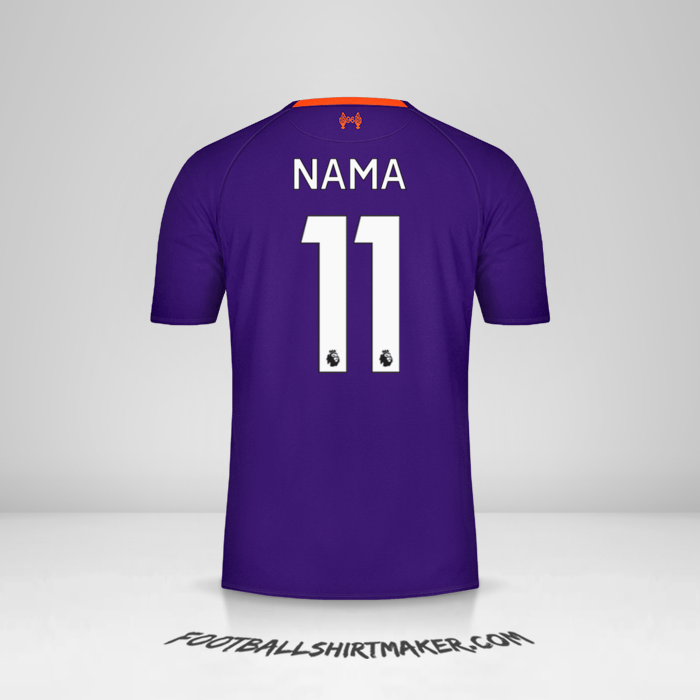 Jersey Liverpool FC 2018/19 Alternatif -  nama - 11