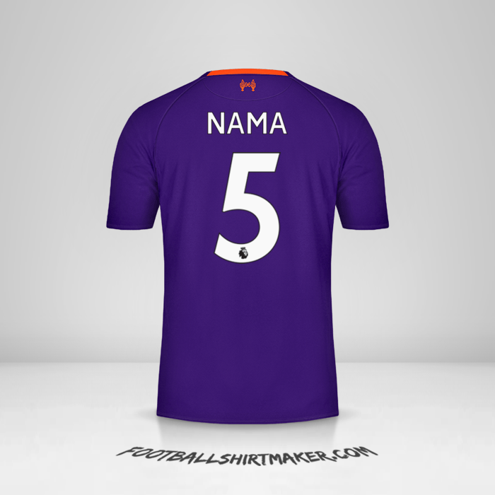 Jersey Liverpool FC 2018/19 Alternatif -  nama - 5