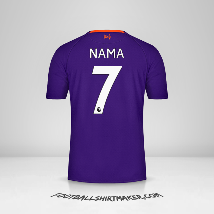 Jersey Liverpool FC 2018/19 Alternatif -  nama - 7