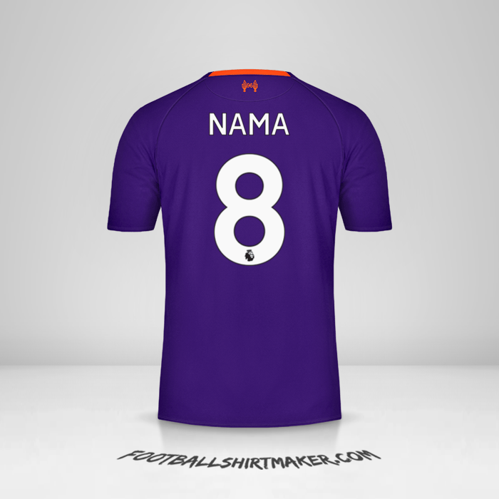 Jersey Liverpool FC 2018/19 Alternatif -  nama - 8