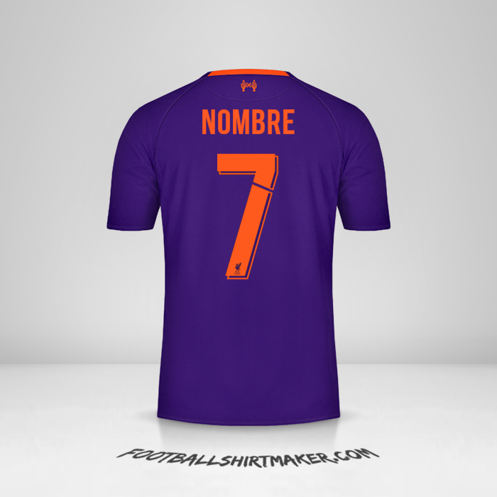 Jersey Liverpool FC Cup 2018/19 Visita -  nombre - 7