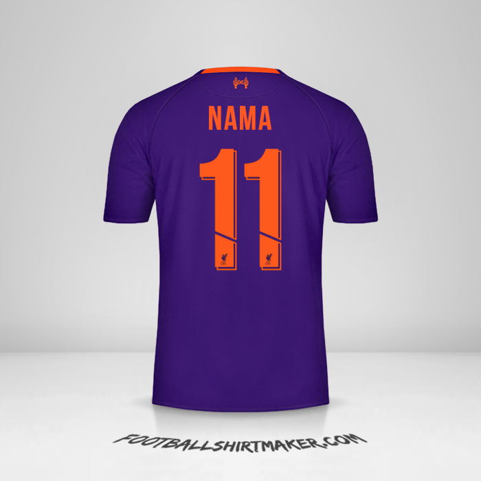 Jersey Liverpool FC Cup 2018/19 Alternatif -  nama - 11