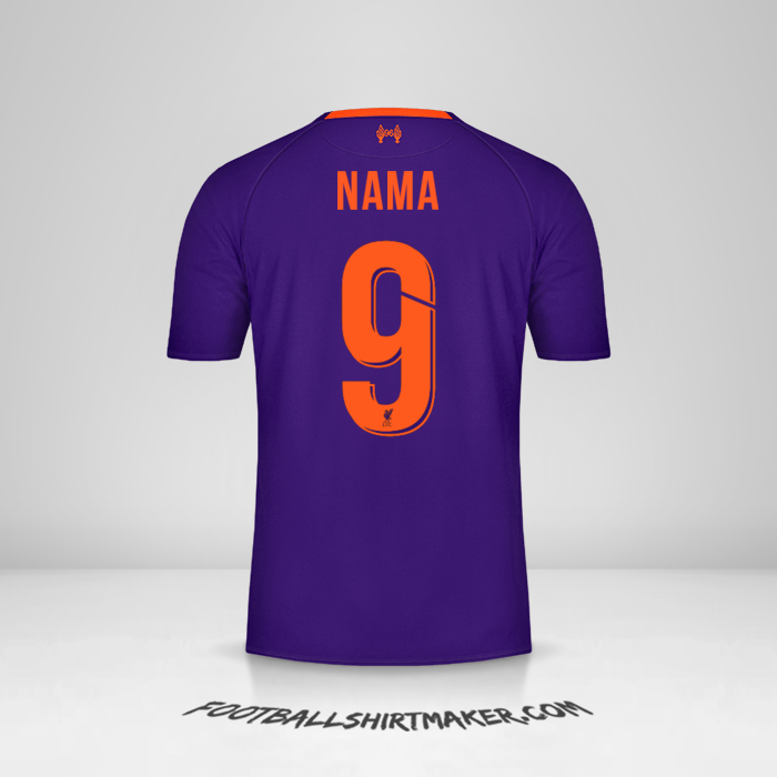 Jersey Liverpool FC Cup 2018/19 Alternatif -  nama - 9