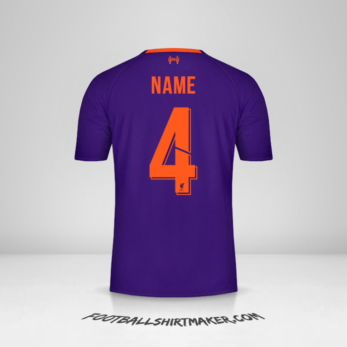 Jersey Liverpool FC Cup 2018/19 Away -  name - 4