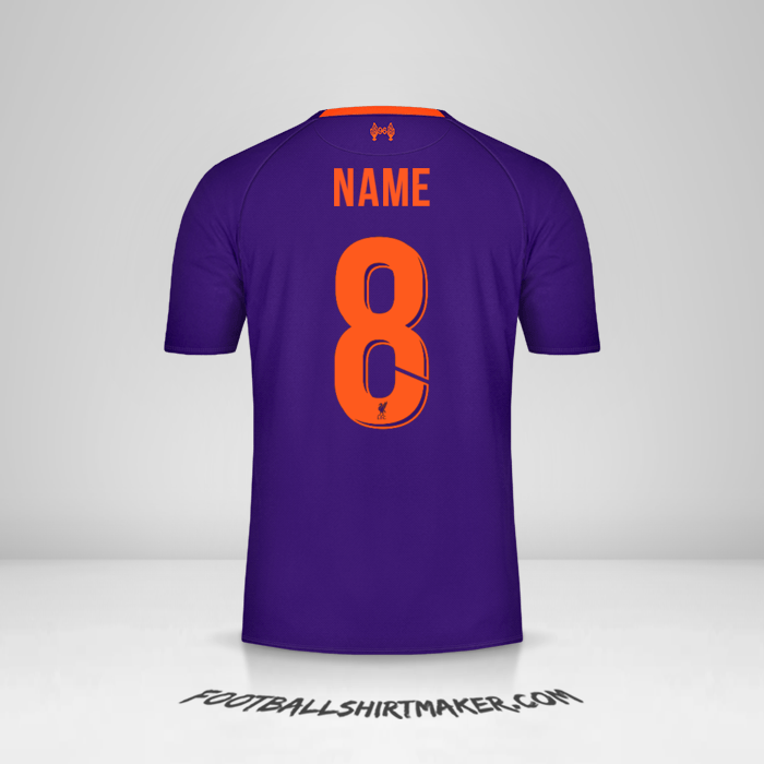 Trikot Liverpool FC Cup 2018/19 Auswärts -  name - 8