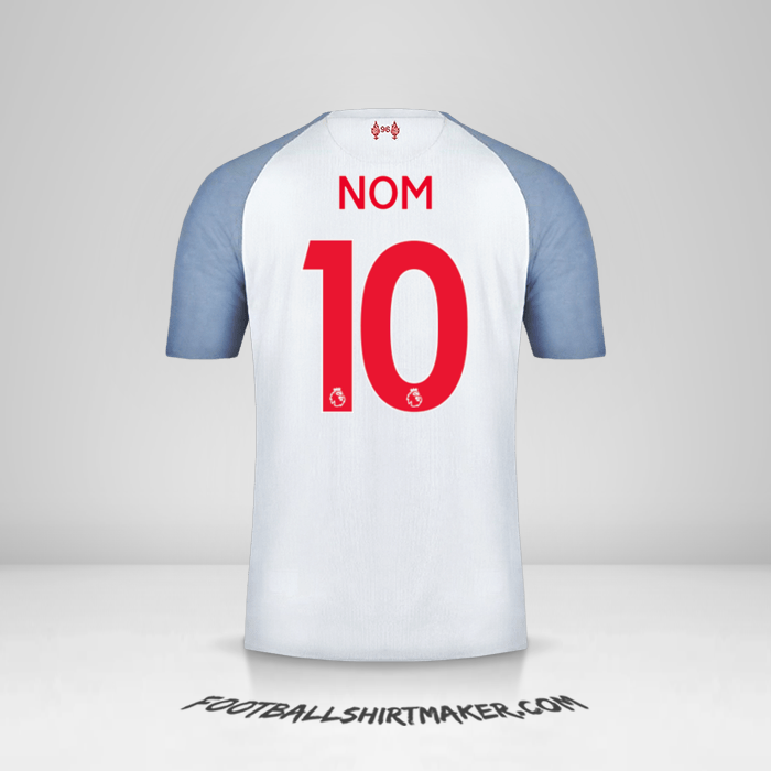 Maillot Liverpool FC 2018/19 Troisième -  nom - 10