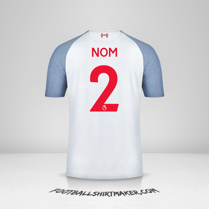 Maillot Liverpool FC 2018/19 Troisième -  nom - 2