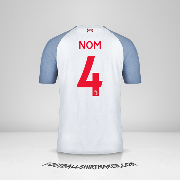Maillot Liverpool FC 2018/19 Troisième -  nom - 4