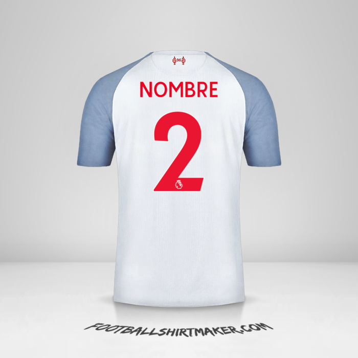 Camiseta Liverpool FC 2018/19 Tercera -  nombre - 2