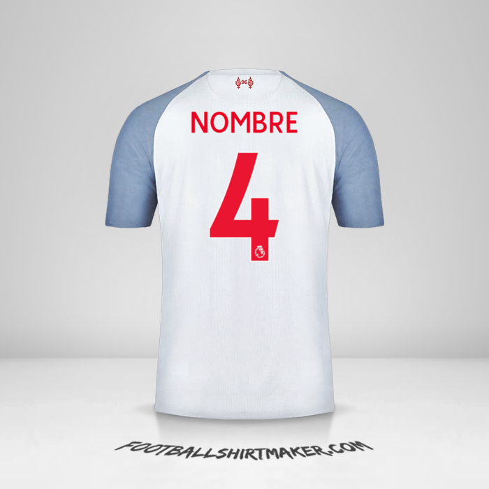 Camiseta Liverpool FC 2018/19 Tercera -  nombre - 4